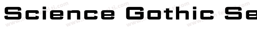 Science Gothic SemiBold Exp字体转换